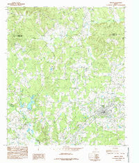 Timpson Texas Historical topographic map, 1:24000 scale, 7.5 X 7.5 Minute, Year 1984