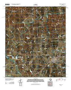 Timpson Texas Historical topographic map, 1:24000 scale, 7.5 X 7.5 Minute, Year 2010