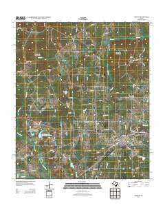 Timpson Texas Historical topographic map, 1:24000 scale, 7.5 X 7.5 Minute, Year 2013