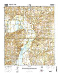 Tin Top Texas Current topographic map, 1:24000 scale, 7.5 X 7.5 Minute, Year 2016