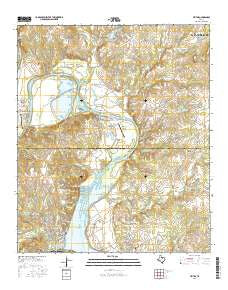 Tin Top Texas Current topographic map, 1:24000 scale, 7.5 X 7.5 Minute, Year 2016