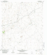 Tinaja Texas Historical topographic map, 1:24000 scale, 7.5 X 7.5 Minute, Year 1983