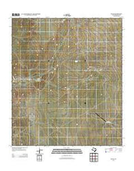 Tinaja Texas Historical topographic map, 1:24000 scale, 7.5 X 7.5 Minute, Year 2012