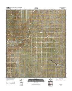 Tinaja Texas Historical topographic map, 1:24000 scale, 7.5 X 7.5 Minute, Year 2012