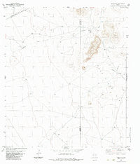 Tinaja NE Texas Historical topographic map, 1:24000 scale, 7.5 X 7.5 Minute, Year 1983