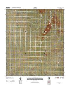 Tinaja NE Texas Historical topographic map, 1:24000 scale, 7.5 X 7.5 Minute, Year 2012