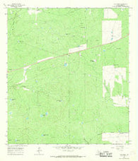 Tios Creek Texas Historical topographic map, 1:24000 scale, 7.5 X 7.5 Minute, Year 1965