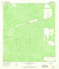 Tios Creek Texas Historical topographic map, 1:24000 scale, 7.5 X 7.5 Minute, Year 1965