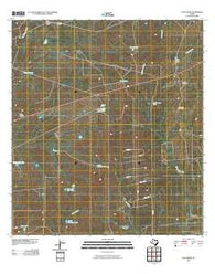 Tios Creek Texas Historical topographic map, 1:24000 scale, 7.5 X 7.5 Minute, Year 2010