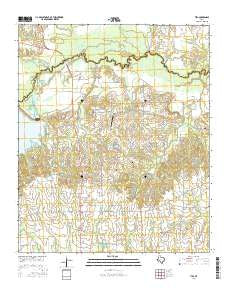 Tira Texas Current topographic map, 1:24000 scale, 7.5 X 7.5 Minute, Year 2016