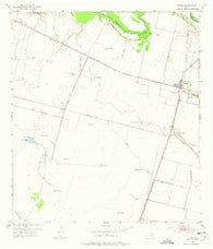 Tivoli Texas Historical topographic map, 1:24000 scale, 7.5 X 7.5 Minute, Year 1952