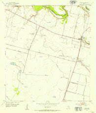 Tivoli Texas Historical topographic map, 1:24000 scale, 7.5 X 7.5 Minute, Year 1952