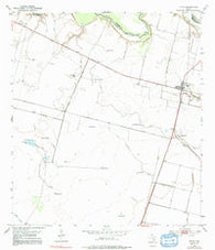 Tivoli Texas Historical topographic map, 1:24000 scale, 7.5 X 7.5 Minute, Year 1952