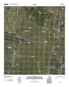 Tivoli Texas Historical topographic map, 1:24000 scale, 7.5 X 7.5 Minute, Year 2010