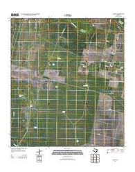Tivoli Texas Historical topographic map, 1:24000 scale, 7.5 X 7.5 Minute, Year 2013