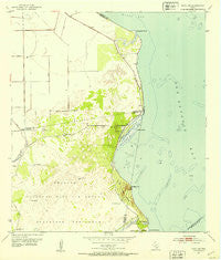Tivoli SE Texas Historical topographic map, 1:24000 scale, 7.5 X 7.5 Minute, Year 1952