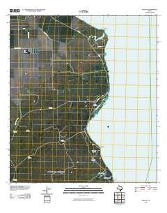 Tivoli SE Texas Historical topographic map, 1:24000 scale, 7.5 X 7.5 Minute, Year 2010