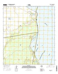 Tivoli SE Texas Current topographic map, 1:24000 scale, 7.5 X 7.5 Minute, Year 2016