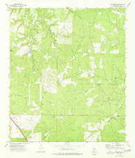 Tobe Branch Texas Historical topographic map, 1:24000 scale, 7.5 X 7.5 Minute, Year 1974