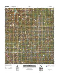 Tobe Branch Texas Historical topographic map, 1:24000 scale, 7.5 X 7.5 Minute, Year 2012