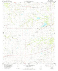 Toco Texas Historical topographic map, 1:24000 scale, 7.5 X 7.5 Minute, Year 1984