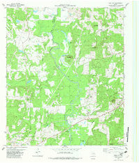 Todd City Texas Historical topographic map, 1:24000 scale, 7.5 X 7.5 Minute, Year 1982
