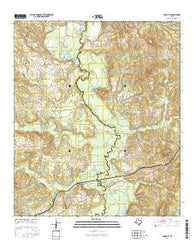 Todd City Texas Current topographic map, 1:24000 scale, 7.5 X 7.5 Minute, Year 2016