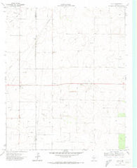 Tokio Texas Historical topographic map, 1:24000 scale, 7.5 X 7.5 Minute, Year 1970