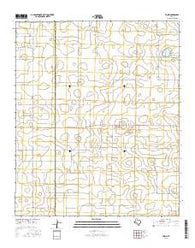 Tokio Texas Current topographic map, 1:24000 scale, 7.5 X 7.5 Minute, Year 2016