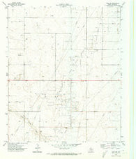 Tokio NW Texas Historical topographic map, 1:24000 scale, 7.5 X 7.5 Minute, Year 1970