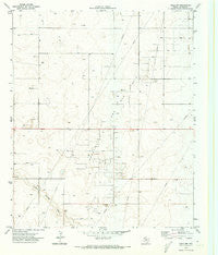 Tokio NW Texas Historical topographic map, 1:24000 scale, 7.5 X 7.5 Minute, Year 1970