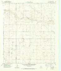 Tokio SE Texas Historical topographic map, 1:24000 scale, 7.5 X 7.5 Minute, Year 1970