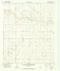 Tokio SE Texas Historical topographic map, 1:24000 scale, 7.5 X 7.5 Minute, Year 1970
