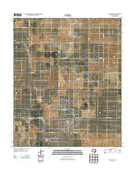 Tokio NW Texas Historical topographic map, 1:24000 scale, 7.5 X 7.5 Minute, Year 2012