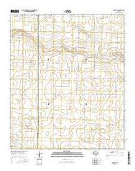 Tokio SE Texas Current topographic map, 1:24000 scale, 7.5 X 7.5 Minute, Year 2016
