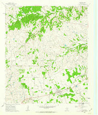Tolar Texas Historical topographic map, 1:24000 scale, 7.5 X 7.5 Minute, Year 1960