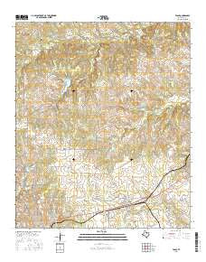 Tolar Texas Current topographic map, 1:24000 scale, 7.5 X 7.5 Minute, Year 2016