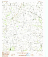 Tolbert Texas Historical topographic map, 1:24000 scale, 7.5 X 7.5 Minute, Year 1983