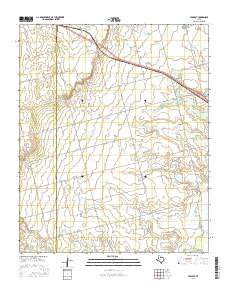 Tolbert Texas Current topographic map, 1:24000 scale, 7.5 X 7.5 Minute, Year 2016