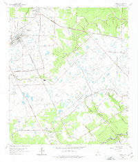 Tomball Texas Historical topographic map, 1:24000 scale, 7.5 X 7.5 Minute, Year 1962