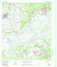 Tomball Texas Historical topographic map, 1:24000 scale, 7.5 X 7.5 Minute, Year 1962