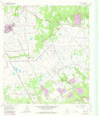 Tomball Texas Historical topographic map, 1:24000 scale, 7.5 X 7.5 Minute, Year 1962