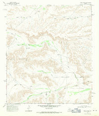 Toms Canyon Texas Historical topographic map, 1:24000 scale, 7.5 X 7.5 Minute, Year 1968