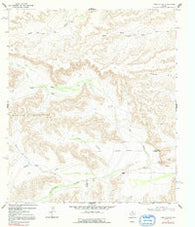 Toms Canyon Texas Historical topographic map, 1:24000 scale, 7.5 X 7.5 Minute, Year 1968