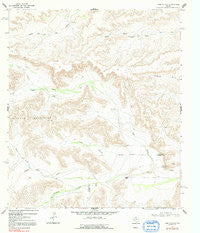 Toms Canyon Texas Historical topographic map, 1:24000 scale, 7.5 X 7.5 Minute, Year 1968
