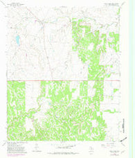 Tonk Creek Texas Historical topographic map, 1:24000 scale, 7.5 X 7.5 Minute, Year 1966