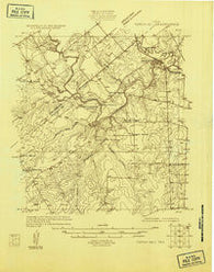 Tordia No. 1 Texas Historical topographic map, 1:48000 scale, 7.5 X 7.5 Minute, Year 1925