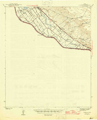 Tornillo Texas Historical topographic map, 1:62500 scale, 15 X 15 Minute, Year 1945