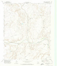 Torrey House Texas Historical topographic map, 1:24000 scale, 7.5 X 7.5 Minute, Year 1971