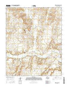 Torrey House Texas Current topographic map, 1:24000 scale, 7.5 X 7.5 Minute, Year 2016